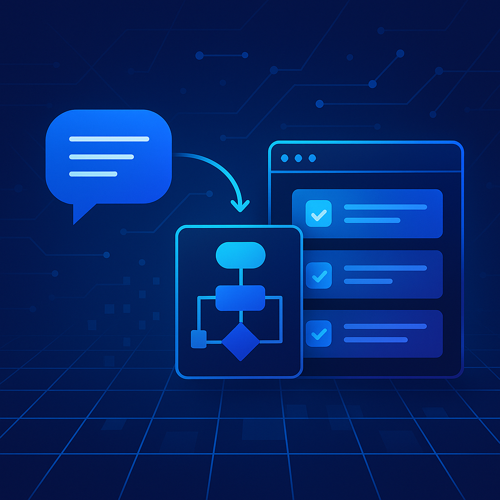 自然语言转测试用例流程示意